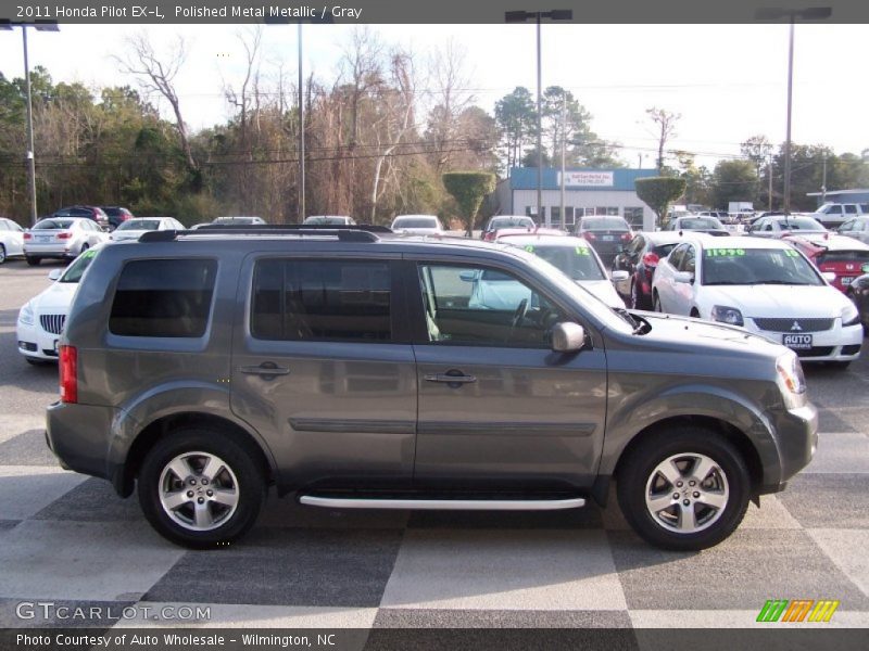 Polished Metal Metallic / Gray 2011 Honda Pilot EX-L