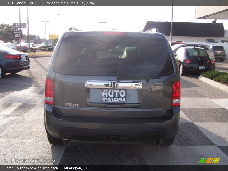 Polished Metal Metallic / Gray 2011 Honda Pilot EX-L
