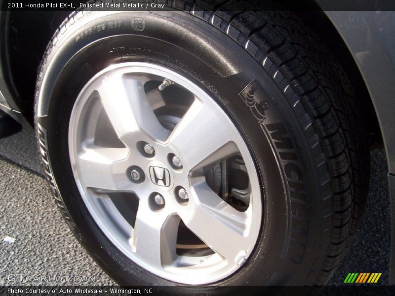 Polished Metal Metallic / Gray 2011 Honda Pilot EX-L