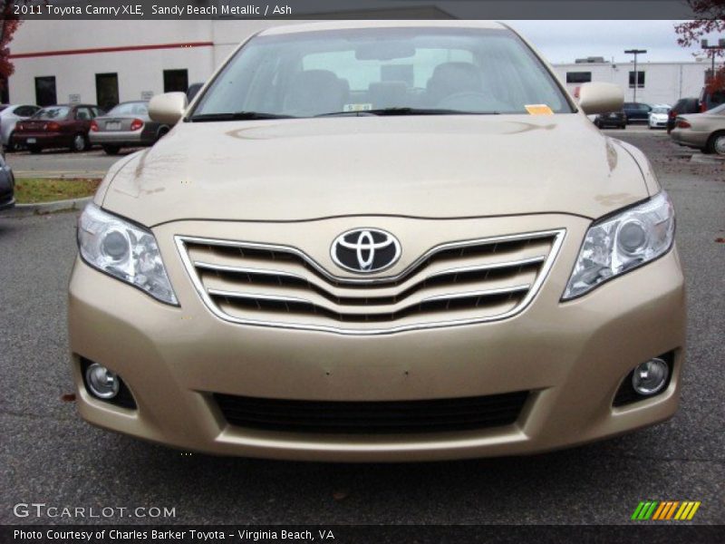 Sandy Beach Metallic / Ash 2011 Toyota Camry XLE