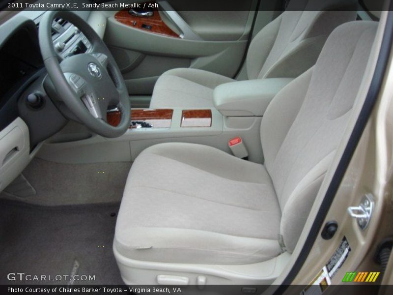 Sandy Beach Metallic / Ash 2011 Toyota Camry XLE