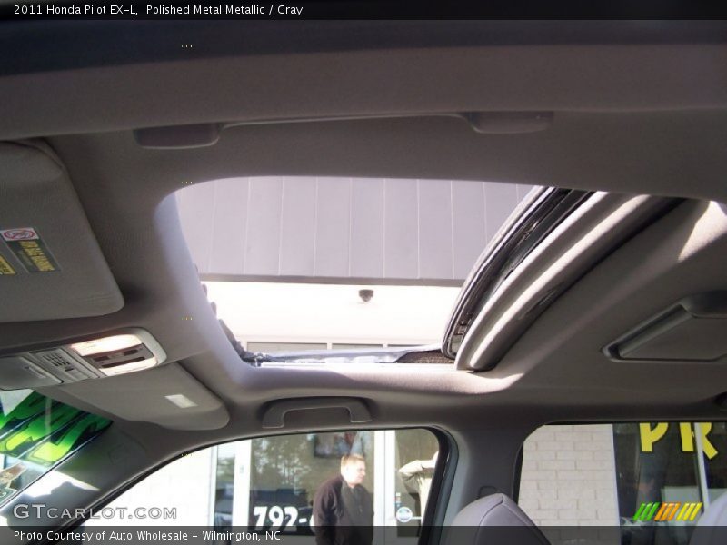 Polished Metal Metallic / Gray 2011 Honda Pilot EX-L