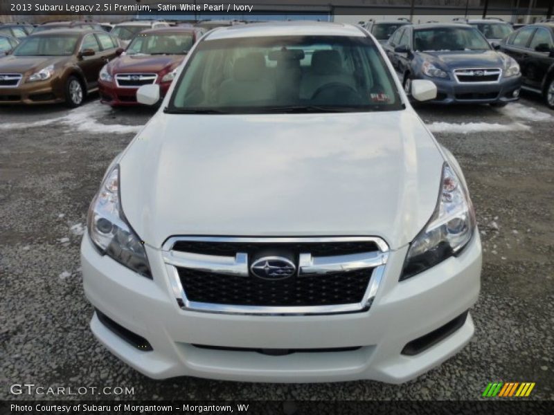 Satin White Pearl / Ivory 2013 Subaru Legacy 2.5i Premium