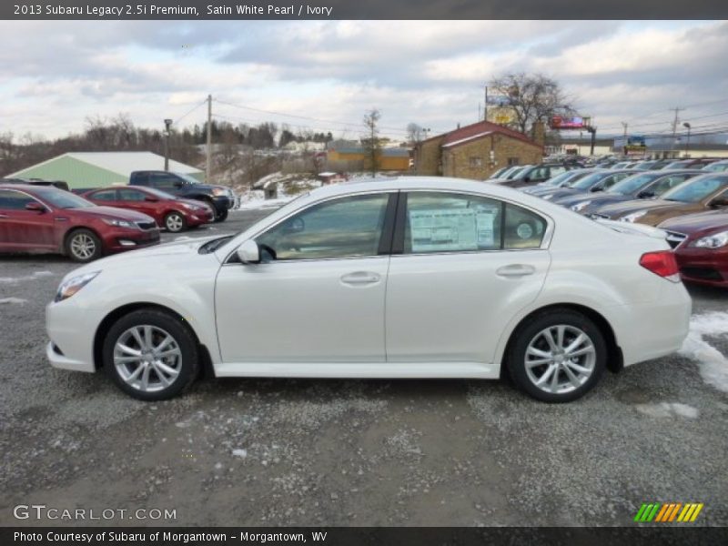 Satin White Pearl / Ivory 2013 Subaru Legacy 2.5i Premium