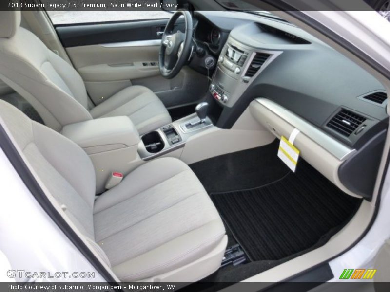 Satin White Pearl / Ivory 2013 Subaru Legacy 2.5i Premium