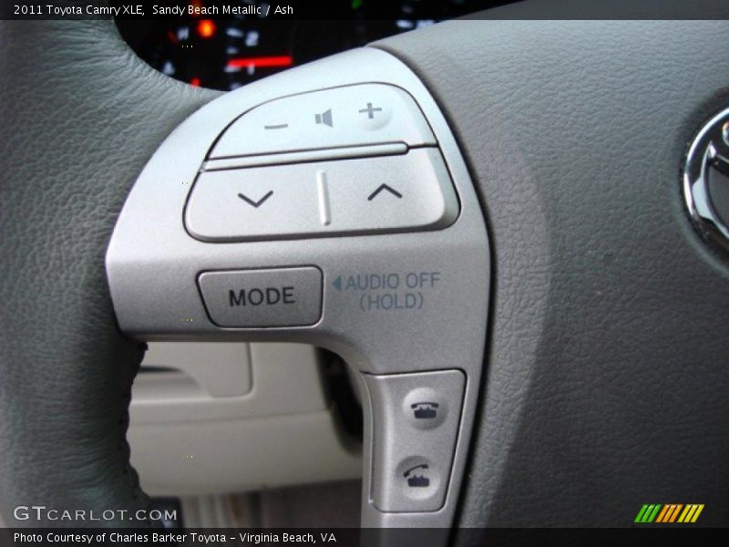 Sandy Beach Metallic / Ash 2011 Toyota Camry XLE