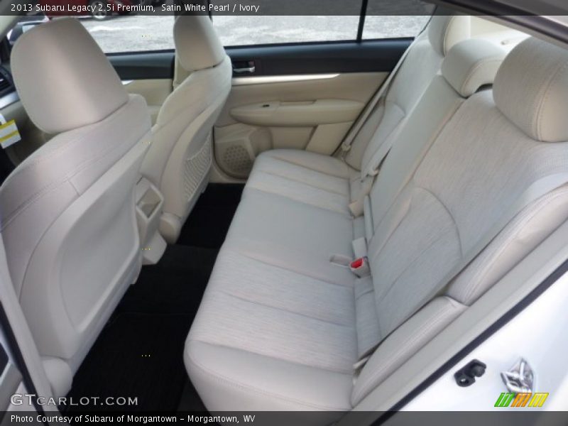 Satin White Pearl / Ivory 2013 Subaru Legacy 2.5i Premium