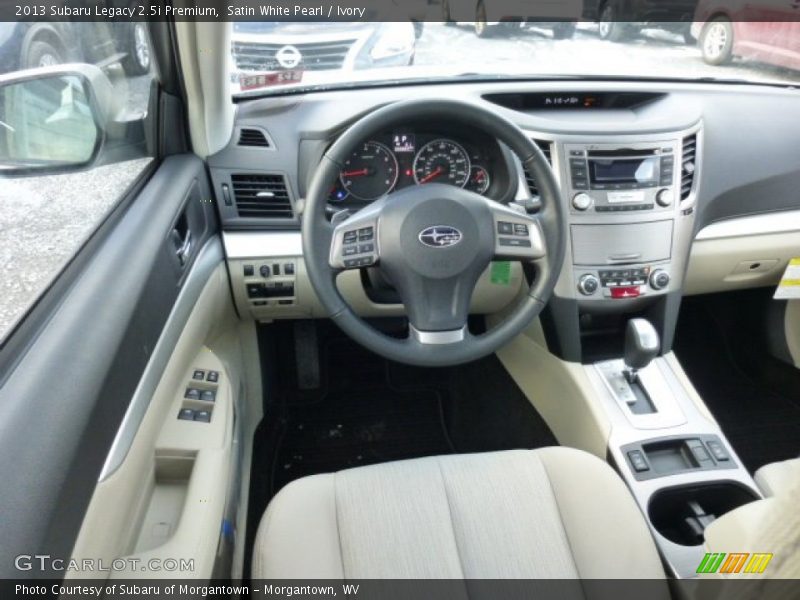 Satin White Pearl / Ivory 2013 Subaru Legacy 2.5i Premium