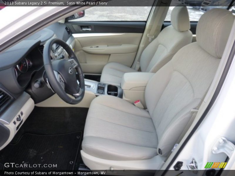 Satin White Pearl / Ivory 2013 Subaru Legacy 2.5i Premium