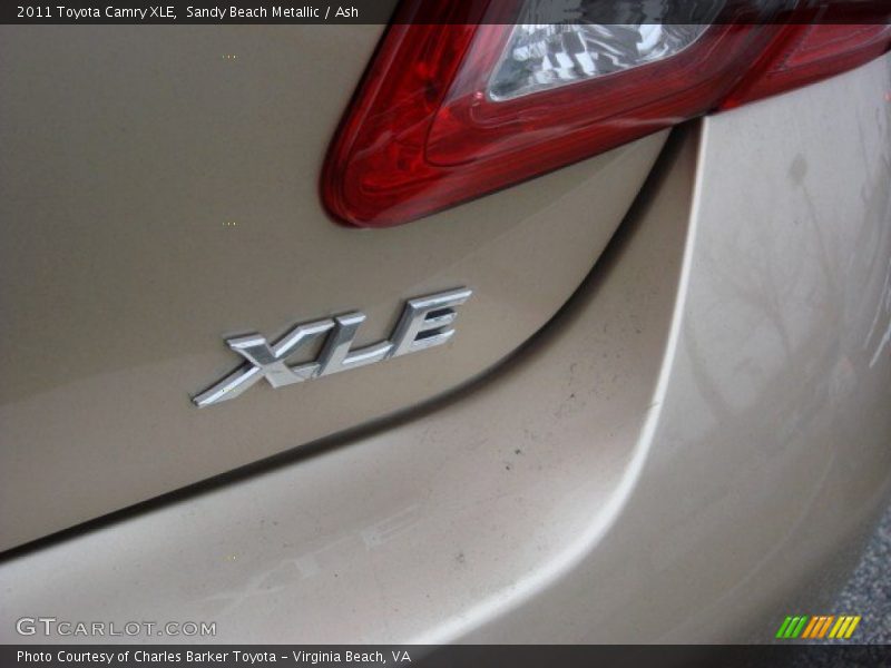 Sandy Beach Metallic / Ash 2011 Toyota Camry XLE