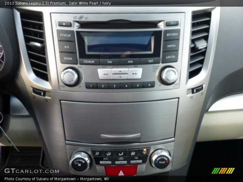 Satin White Pearl / Ivory 2013 Subaru Legacy 2.5i Premium