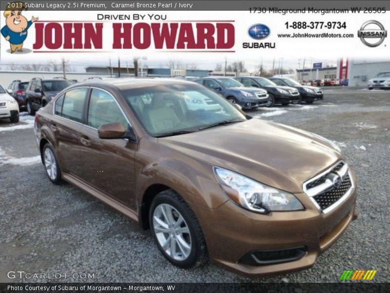 Caramel Bronze Pearl / Ivory 2013 Subaru Legacy 2.5i Premium