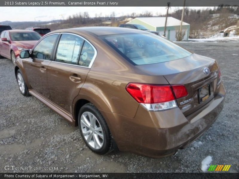 Caramel Bronze Pearl / Ivory 2013 Subaru Legacy 2.5i Premium