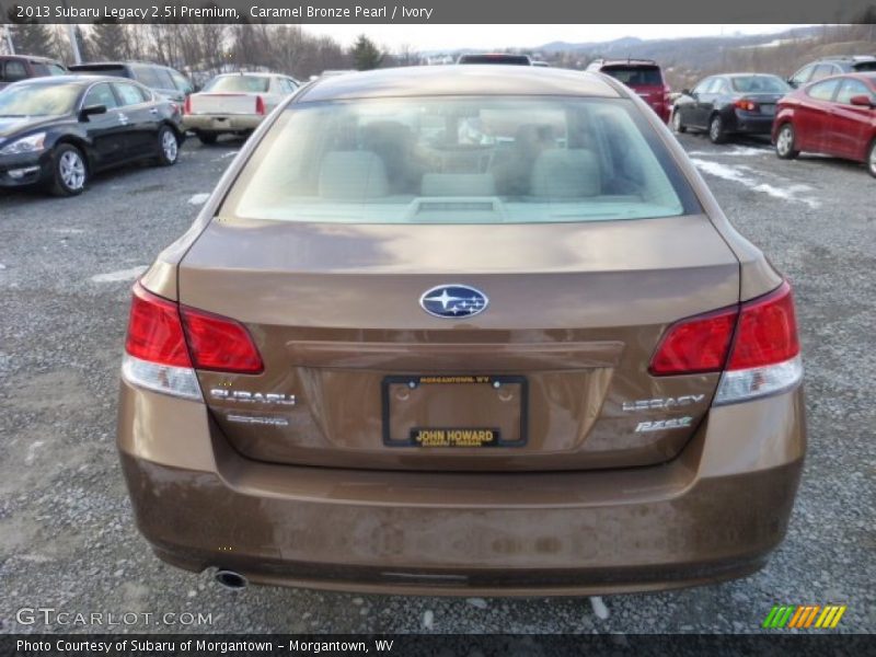 Caramel Bronze Pearl / Ivory 2013 Subaru Legacy 2.5i Premium