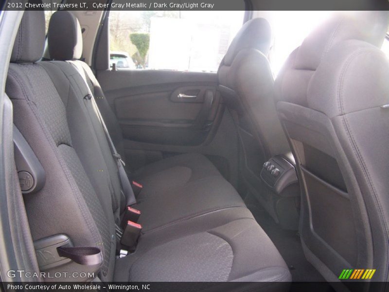 Cyber Gray Metallic / Dark Gray/Light Gray 2012 Chevrolet Traverse LT