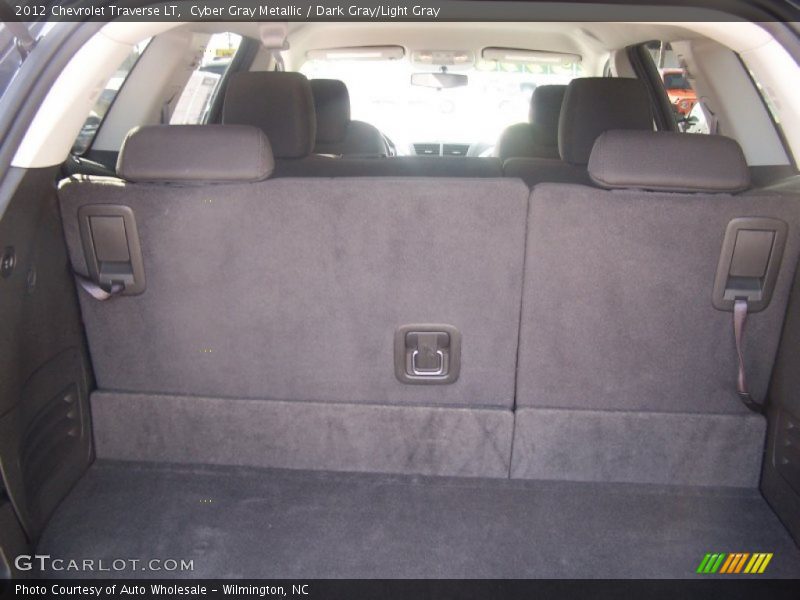 Cyber Gray Metallic / Dark Gray/Light Gray 2012 Chevrolet Traverse LT