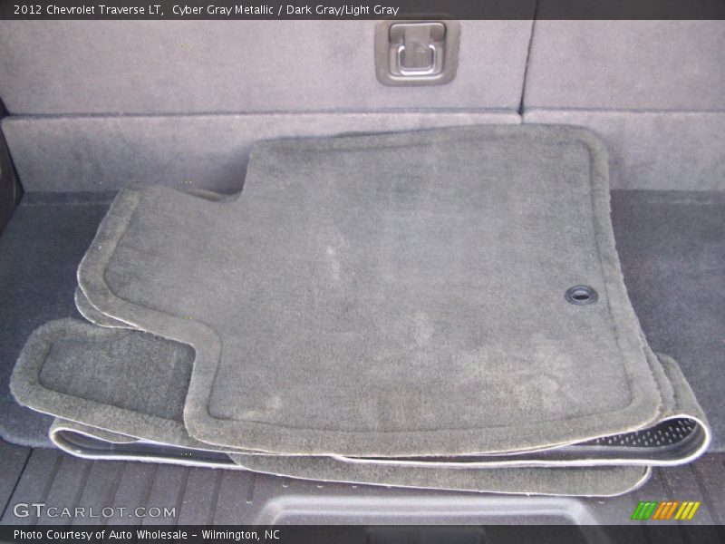 Cyber Gray Metallic / Dark Gray/Light Gray 2012 Chevrolet Traverse LT