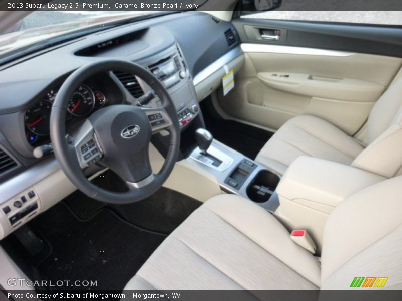 Caramel Bronze Pearl / Ivory 2013 Subaru Legacy 2.5i Premium