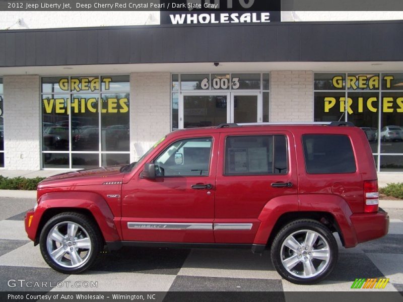 Deep Cherry Red Crystal Pearl / Dark Slate Gray 2012 Jeep Liberty Jet