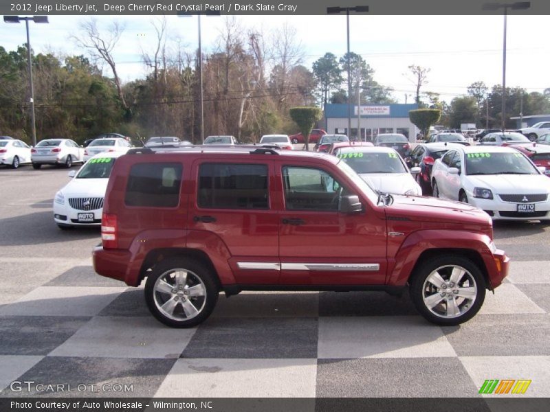 Deep Cherry Red Crystal Pearl / Dark Slate Gray 2012 Jeep Liberty Jet