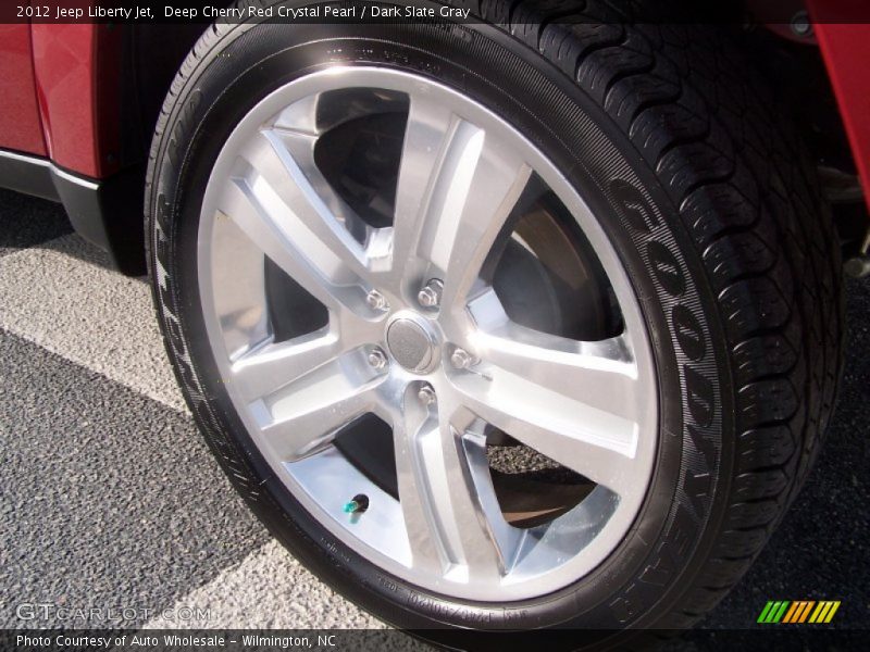 Deep Cherry Red Crystal Pearl / Dark Slate Gray 2012 Jeep Liberty Jet