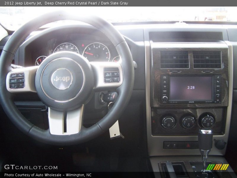 Deep Cherry Red Crystal Pearl / Dark Slate Gray 2012 Jeep Liberty Jet
