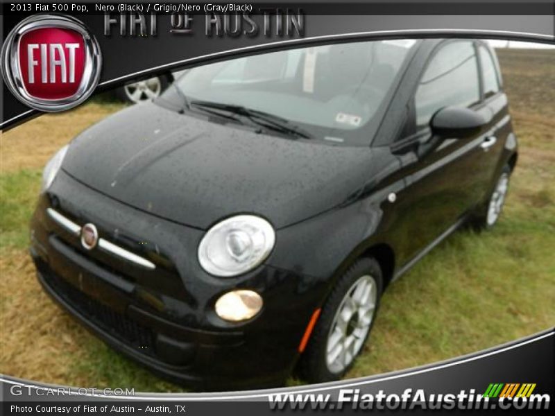 Nero (Black) / Grigio/Nero (Gray/Black) 2013 Fiat 500 Pop