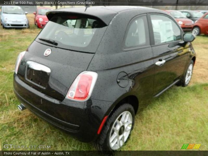 Nero (Black) / Grigio/Nero (Gray/Black) 2013 Fiat 500 Pop