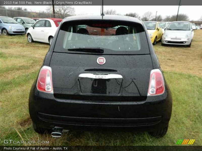 Nero (Black) / Grigio/Nero (Gray/Black) 2013 Fiat 500 Pop