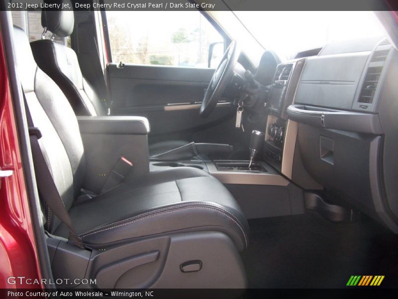 Deep Cherry Red Crystal Pearl / Dark Slate Gray 2012 Jeep Liberty Jet