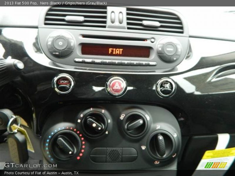 Nero (Black) / Grigio/Nero (Gray/Black) 2013 Fiat 500 Pop
