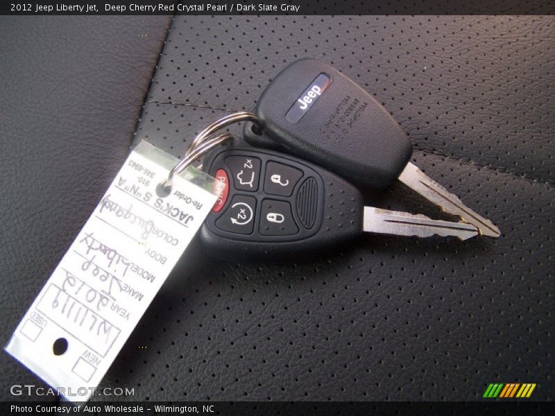Deep Cherry Red Crystal Pearl / Dark Slate Gray 2012 Jeep Liberty Jet