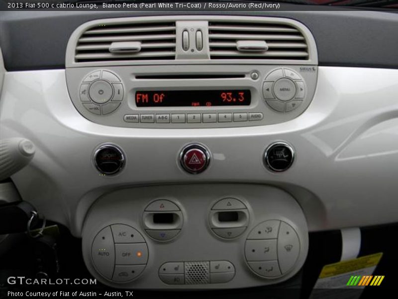 Controls of 2013 500 c cabrio Lounge
