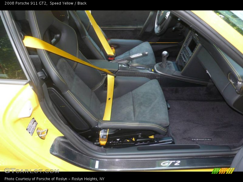 Speed Yellow / Black 2008 Porsche 911 GT2