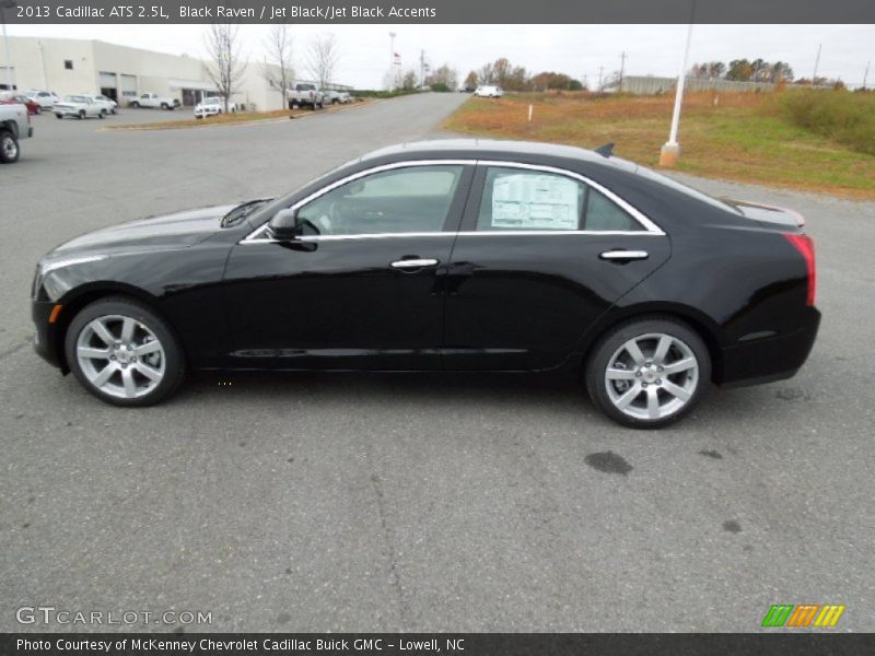 Black Raven / Jet Black/Jet Black Accents 2013 Cadillac ATS 2.5L