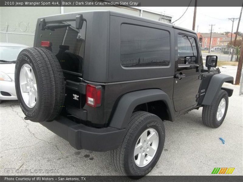 Black / Dark Slate Gray/Medium Slate Gray 2010 Jeep Wrangler Sport 4x4