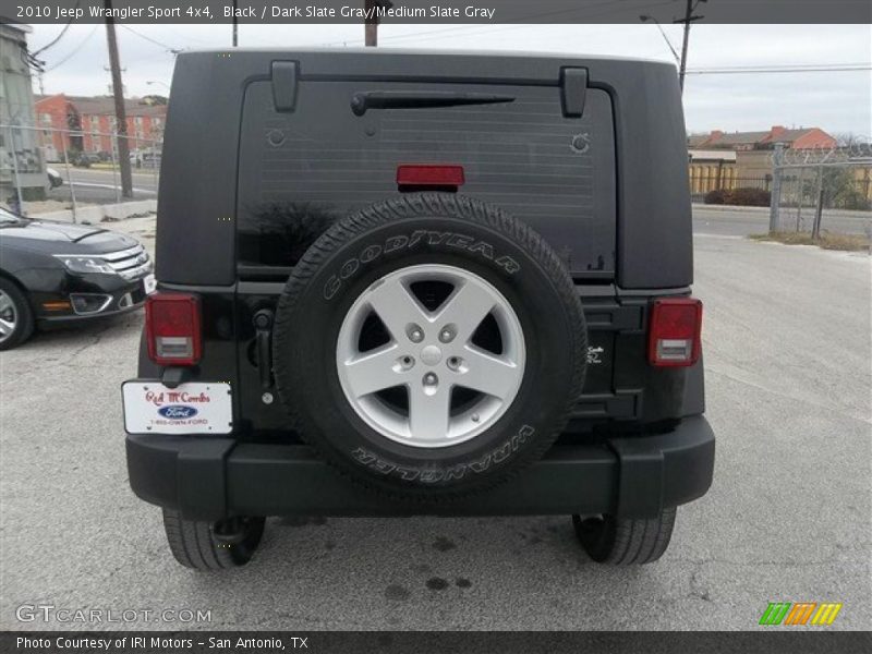 Black / Dark Slate Gray/Medium Slate Gray 2010 Jeep Wrangler Sport 4x4