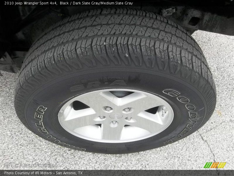 Black / Dark Slate Gray/Medium Slate Gray 2010 Jeep Wrangler Sport 4x4