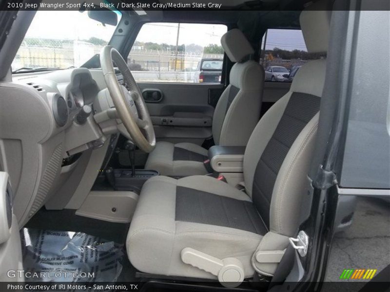 Black / Dark Slate Gray/Medium Slate Gray 2010 Jeep Wrangler Sport 4x4
