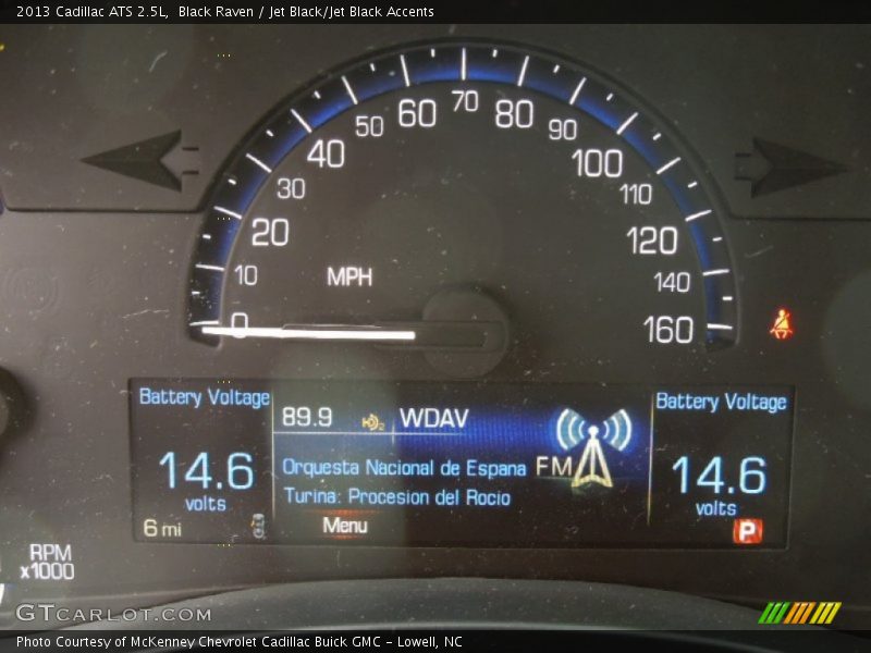Black Raven / Jet Black/Jet Black Accents 2013 Cadillac ATS 2.5L