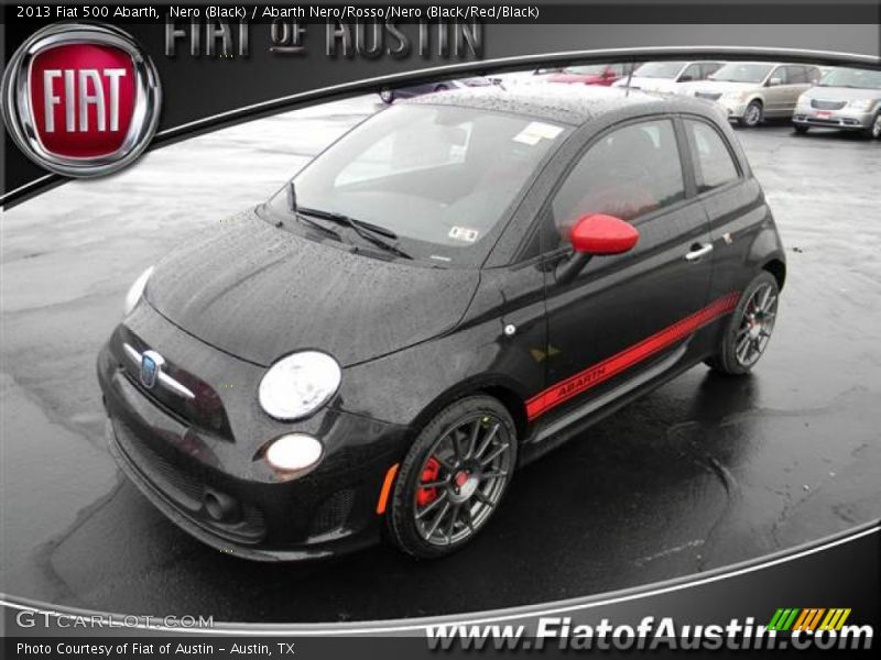 Nero (Black) / Abarth Nero/Rosso/Nero (Black/Red/Black) 2013 Fiat 500 Abarth
