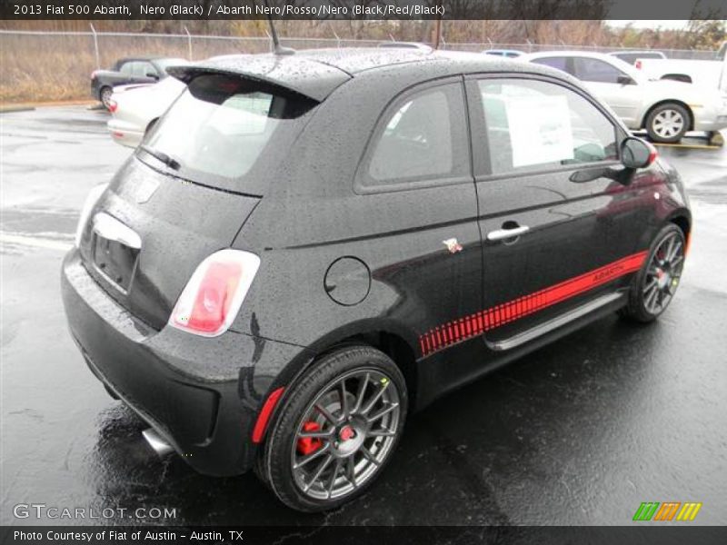 Nero (Black) / Abarth Nero/Rosso/Nero (Black/Red/Black) 2013 Fiat 500 Abarth