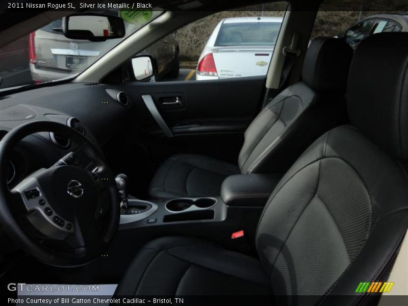 Silver Ice Metallic / Black 2011 Nissan Rogue SL