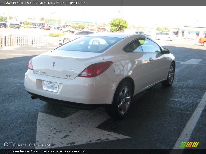 Ivory White / Light Taupe 2007 Pontiac G6 GT Coupe