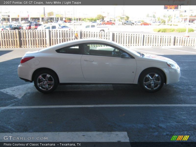Ivory White / Light Taupe 2007 Pontiac G6 GT Coupe
