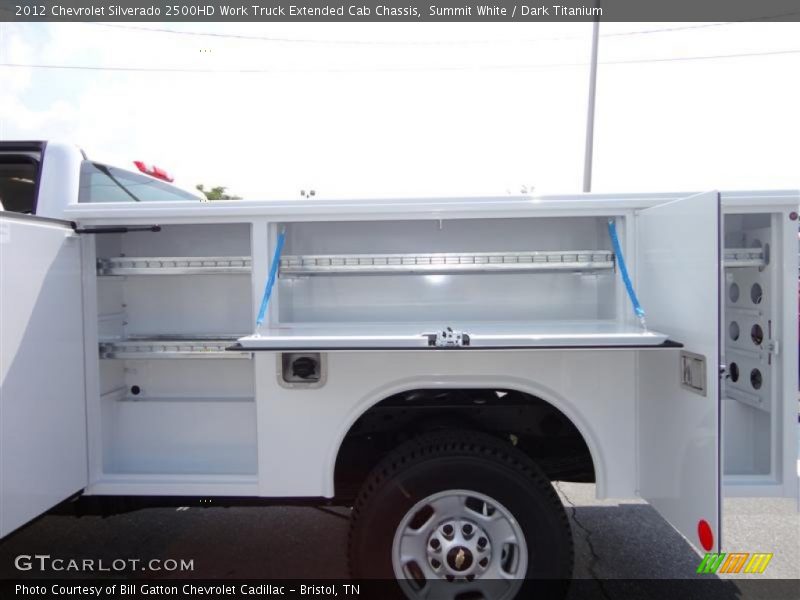 Summit White / Dark Titanium 2012 Chevrolet Silverado 2500HD Work Truck Extended Cab Chassis