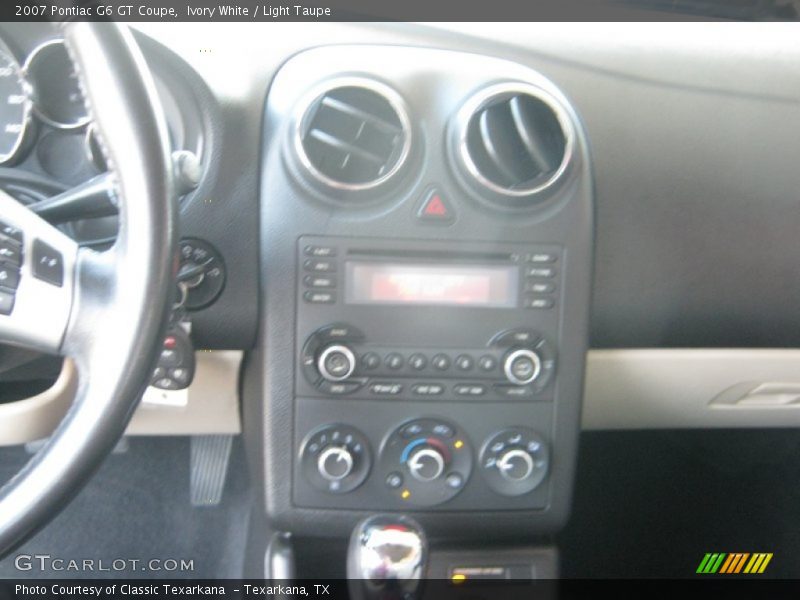 Ivory White / Light Taupe 2007 Pontiac G6 GT Coupe
