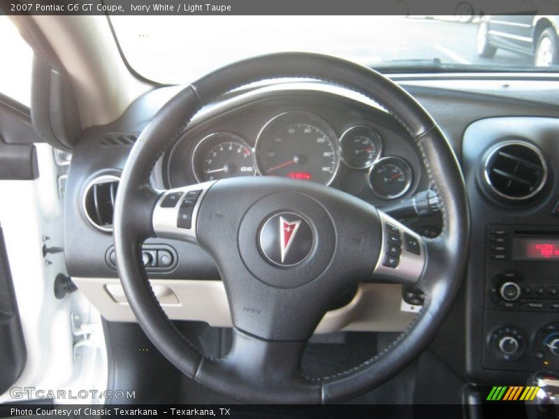 Ivory White / Light Taupe 2007 Pontiac G6 GT Coupe