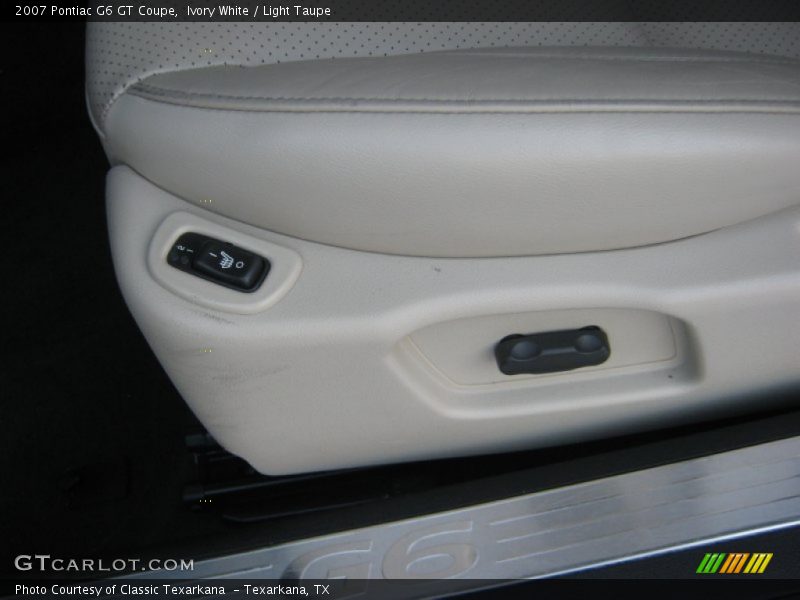 Ivory White / Light Taupe 2007 Pontiac G6 GT Coupe
