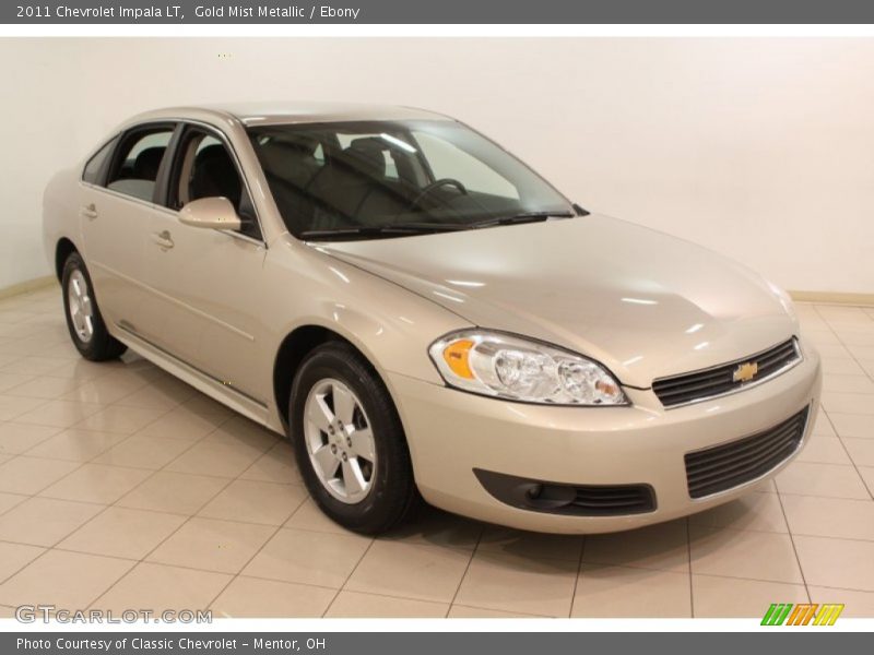 Gold Mist Metallic / Ebony 2011 Chevrolet Impala LT